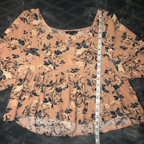 NWT American Eagle Stitched Square Neck Blouse - Picture 13 of 13